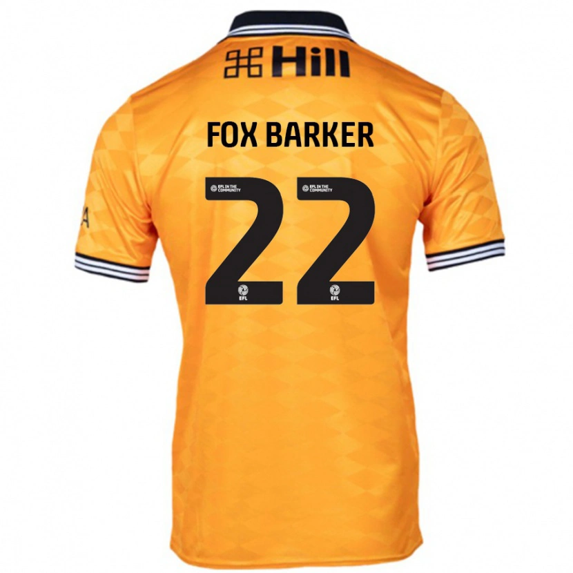 Danxen Män Mistie Fox-Barker #22 Orange Hemmatröja Matchtröjor 2024/25 Tröjor T-Tröja