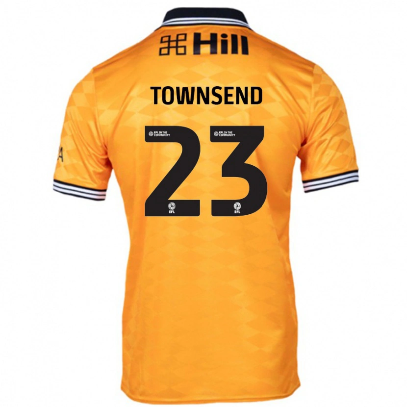 Danxen Män Eleanor Townsend #23 Orange Hemmatröja Matchtröjor 2024/25 Tröjor T-Tröja