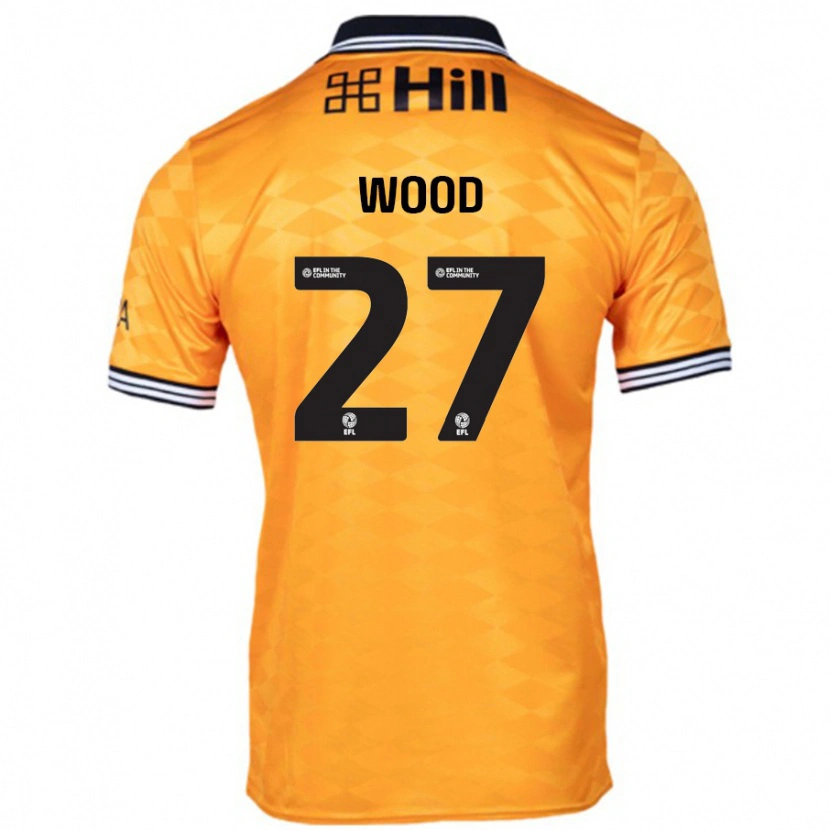 Danxen Män Zoe Wood #27 Orange Hemmatröja Matchtröjor 2024/25 Tröjor T-Tröja