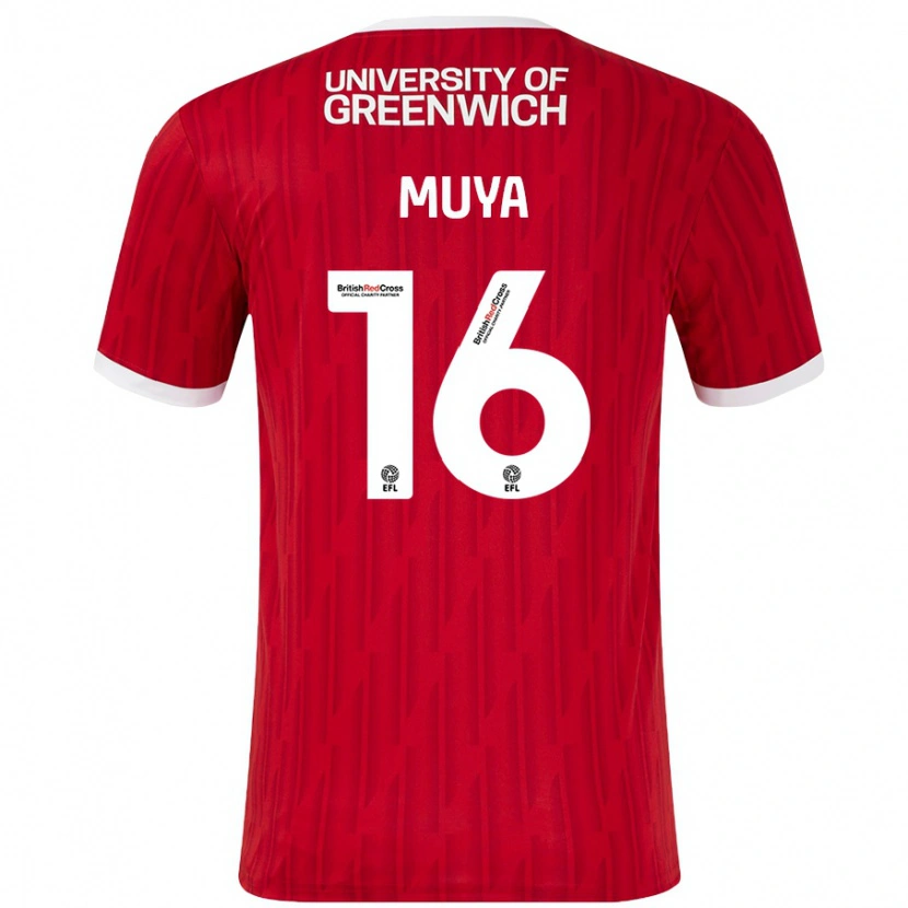 Danxen Män Karin Muya #16 Röd Vit Hemmatröja Matchtröjor 2024/25 Tröjor T-Tröja