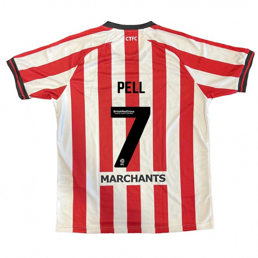Danxen Män Harry Pell #7 Röd Vit Hemmatröja Matchtröjor 2024/25 Tröjor T-Tröja