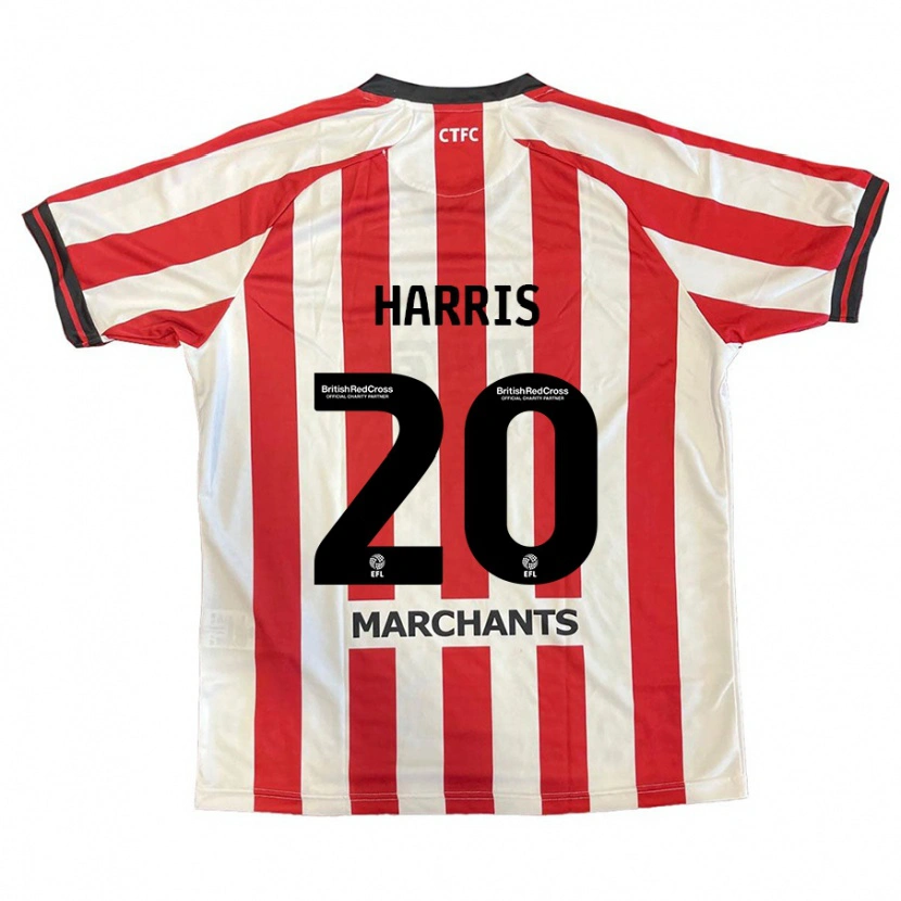 Danxen Män Max Harris #20 Röd Vit Hemmatröja Matchtröjor 2024/25 Tröjor T-Tröja