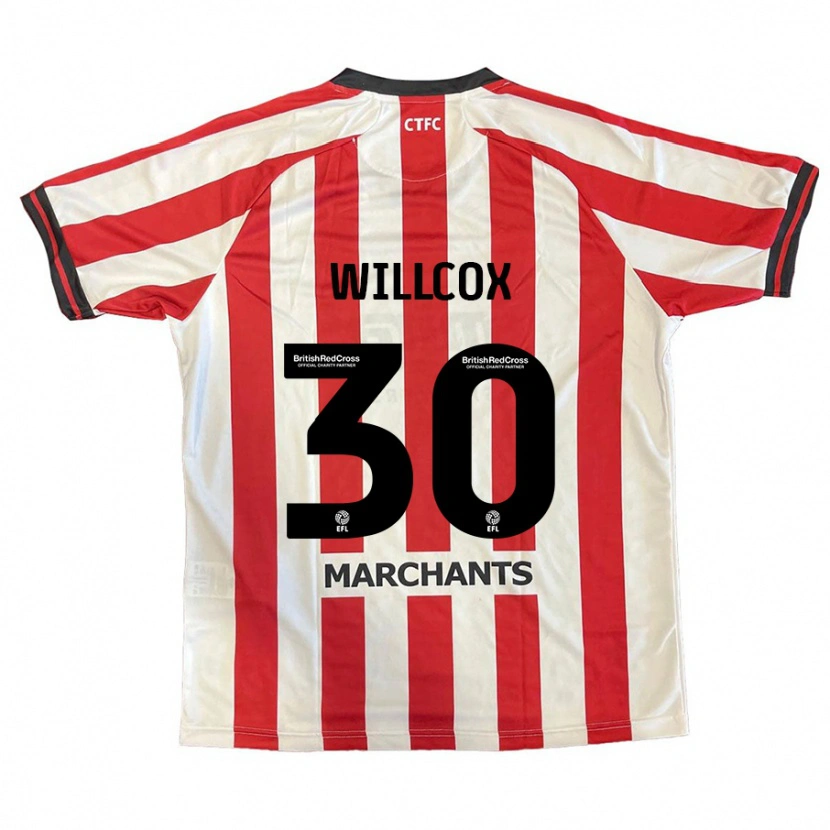 Danxen Män Freddy Willcox #30 Röd Vit Hemmatröja Matchtröjor 2024/25 Tröjor T-Tröja