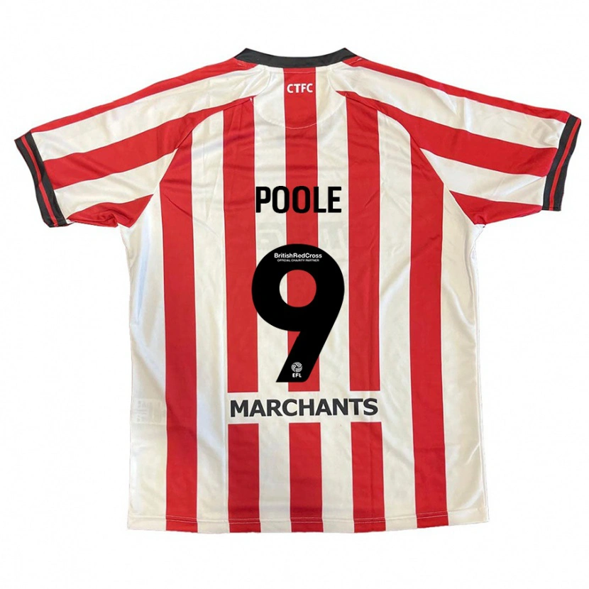 Danxen Män Phoebie Poole #9 Röd Vit Hemmatröja Matchtröjor 2024/25 Tröjor T-Tröja