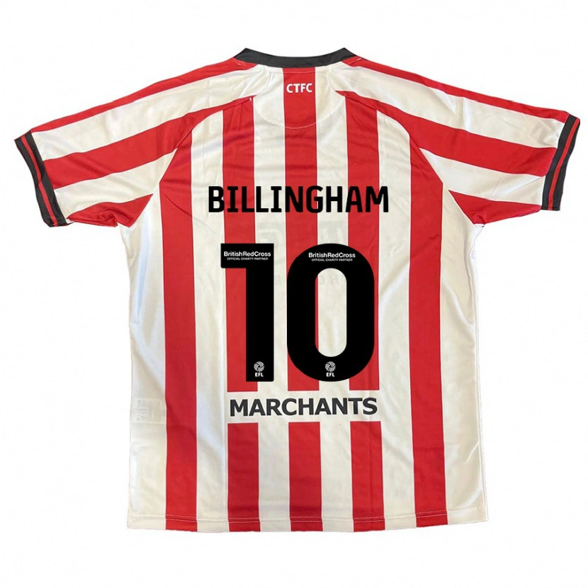 Danxen Män Lily Billingham #10 Röd Vit Hemmatröja Matchtröjor 2024/25 Tröjor T-Tröja