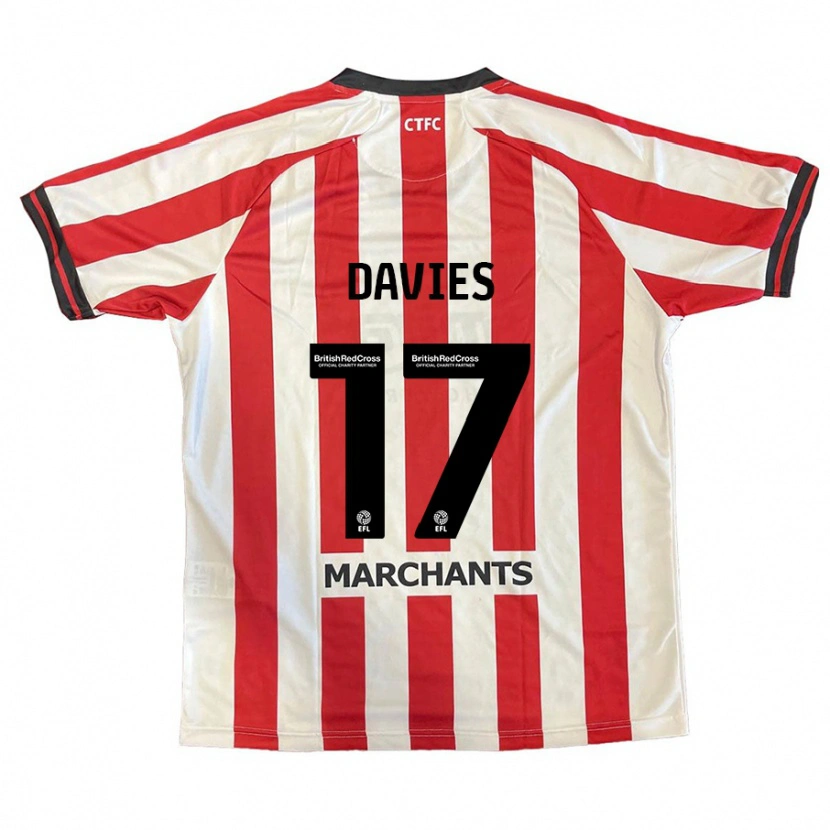 Danxen Män Annabel Davies #17 Röd Vit Hemmatröja Matchtröjor 2024/25 Tröjor T-Tröja