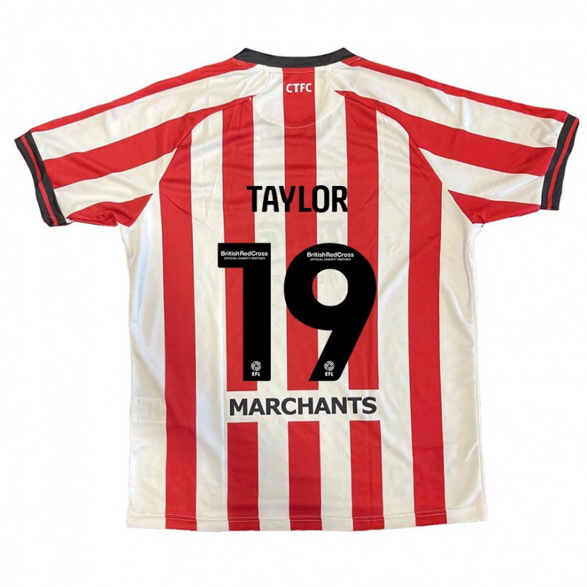 Danxen Män Jessie Taylor #19 Röd Vit Hemmatröja Matchtröjor 2024/25 Tröjor T-Tröja