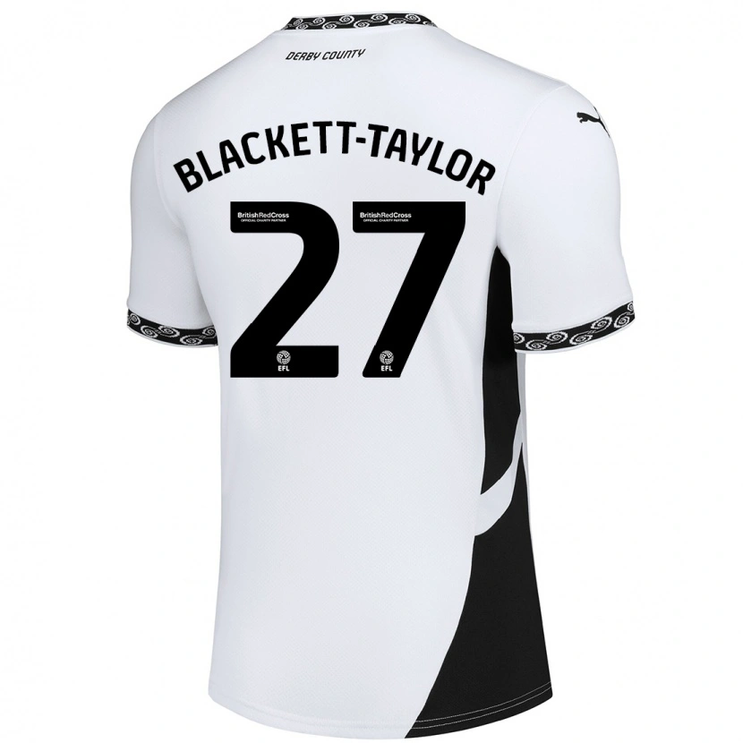 Danxen Män Corey Blackett-Taylor #27 Vit Svart Hemmatröja Matchtröjor 2024/25 Tröjor T-Tröja