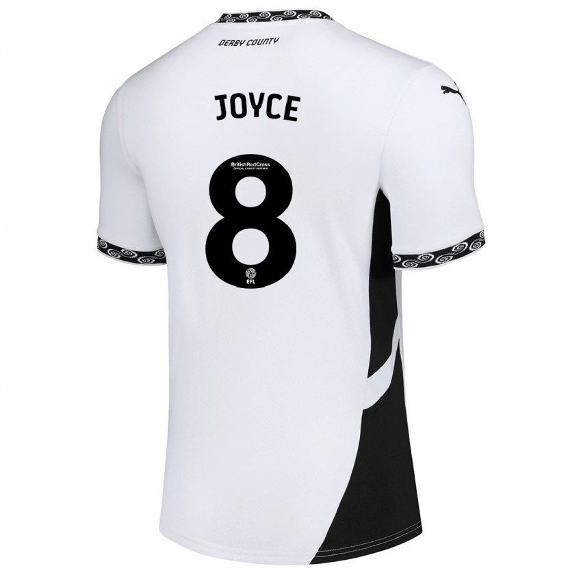 Danxen Män Emily Joyce #8 Vit Svart Hemmatröja Matchtröjor 2024/25 Tröjor T-Tröja