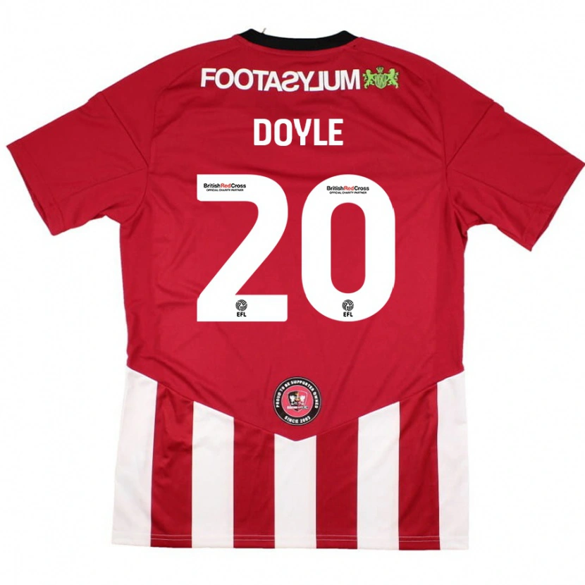 Danxen Män Kamari Doyle #20 Röd Vit Hemmatröja Matchtröjor 2024/25 Tröjor T-Tröja