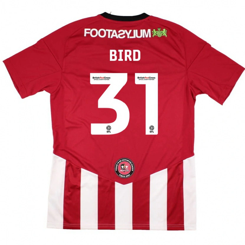 Danxen Män Jay Bird #31 Röd Vit Hemmatröja Matchtröjor 2024/25 Tröjor T-Tröja