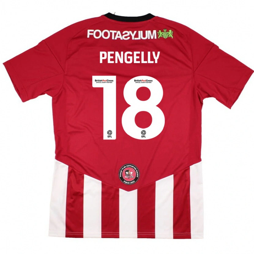Danxen Män Connie Pengelly #18 Röd Vit Hemmatröja Matchtröjor 2024/25 Tröjor T-Tröja