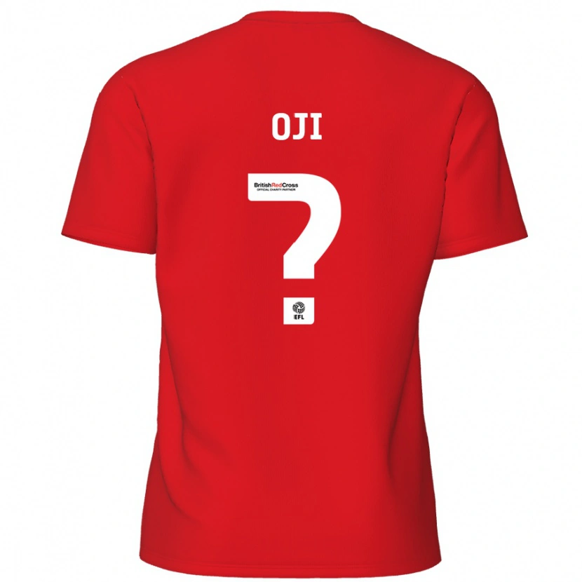Danxen Män Uko Oji #0 Röd Hemmatröja Matchtröjor 2024/25 Tröjor T-Tröja
