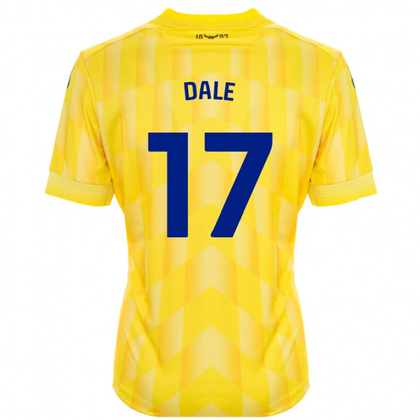 Danxen Män Owen Dale #17 Gul Hemmatröja Matchtröjor 2024/25 Tröjor T-Tröja