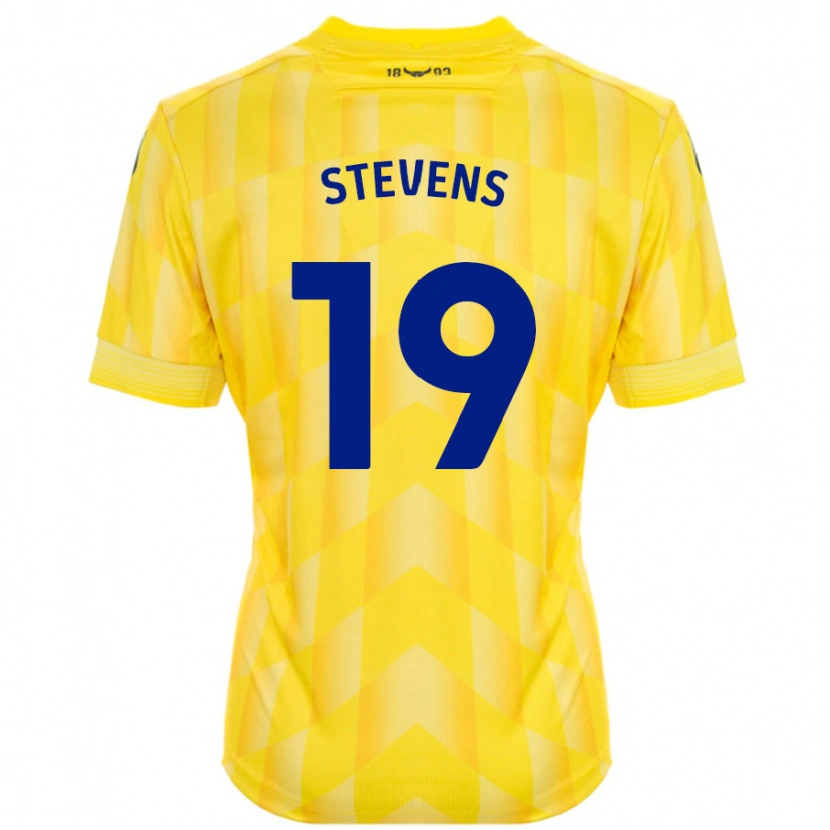 Danxen Män Lily Stevens #19 Gul Hemmatröja Matchtröjor 2024/25 Tröjor T-Tröja