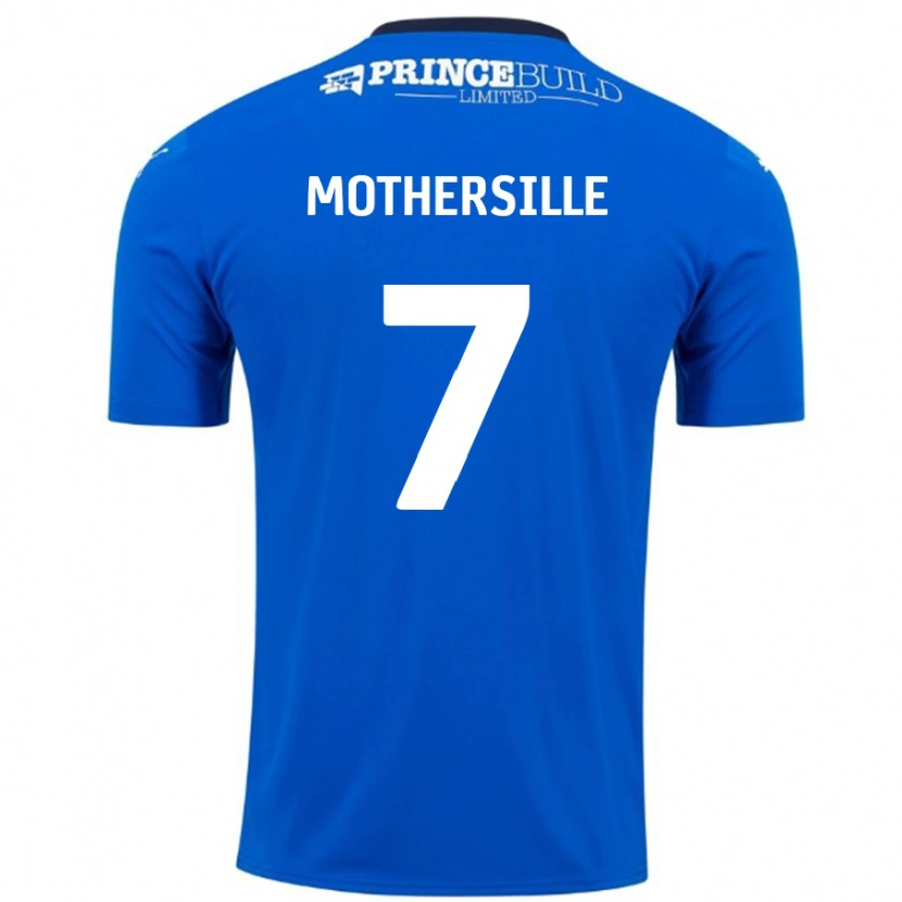 Danxen Män Malik Mothersille #7 Blå Vit Hemmatröja Matchtröjor 2024/25 Tröjor T-Tröja