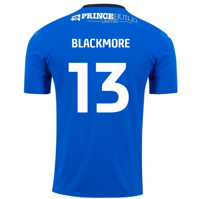 Danxen Män Will Blackmore #13 Blå Vit Hemmatröja Matchtröjor 2024/25 Tröjor T-Tröja