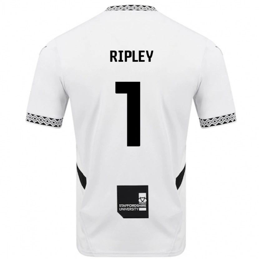 Danxen Män Connor Ripley #1 Vit Hemmatröja Matchtröjor 2024/25 Tröjor T-Tröja