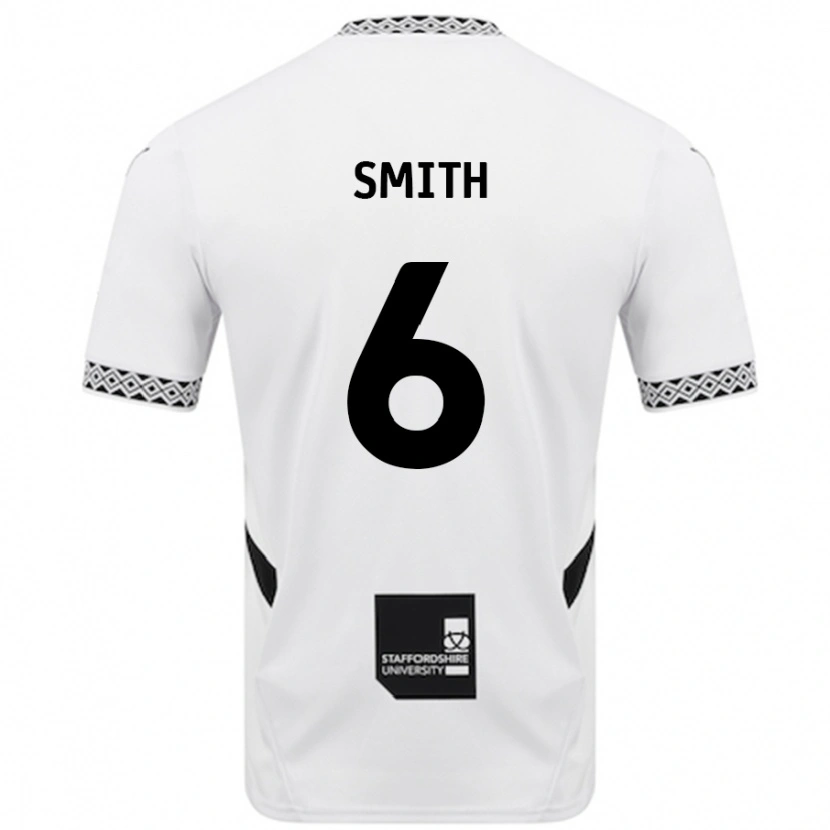 Danxen Män Nathan Smith #6 Vit Hemmatröja Matchtröjor 2024/25 Tröjor T-Tröja