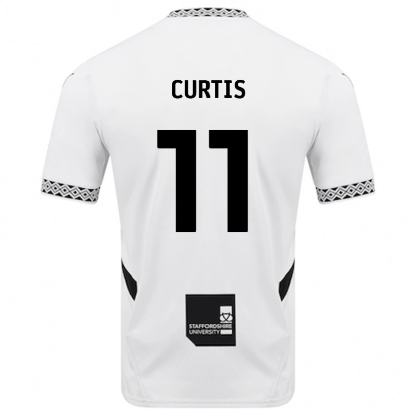 Danxen Män Ronan Curtis #11 Vit Hemmatröja Matchtröjor 2024/25 Tröjor T-Tröja