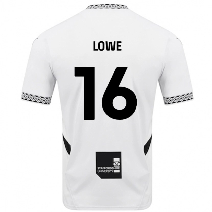 Danxen Män Jason Lowe #16 Vit Hemmatröja Matchtröjor 2024/25 Tröjor T-Tröja