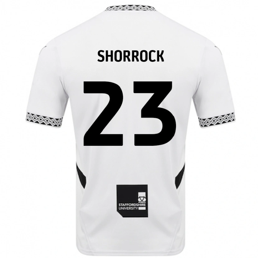 Danxen Män Jack Shorrock #23 Vit Hemmatröja Matchtröjor 2024/25 Tröjor T-Tröja