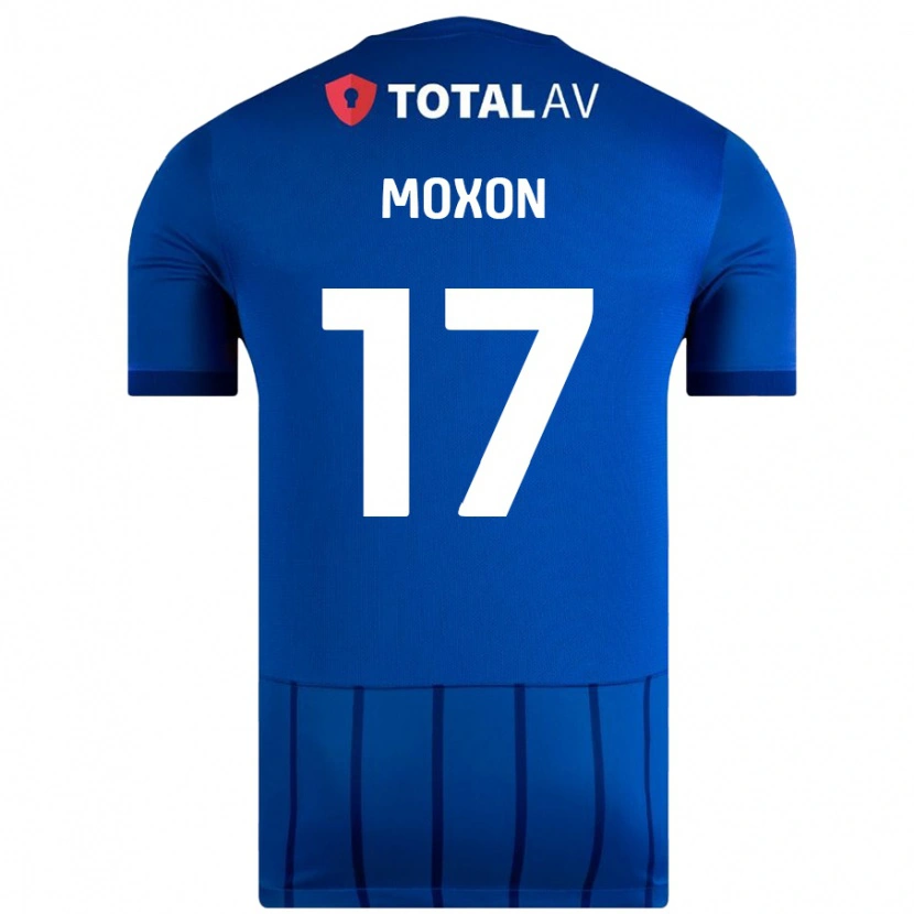 Danxen Män Owen Moxon #17 Blå Hemmatröja Matchtröjor 2024/25 Tröjor T-Tröja
