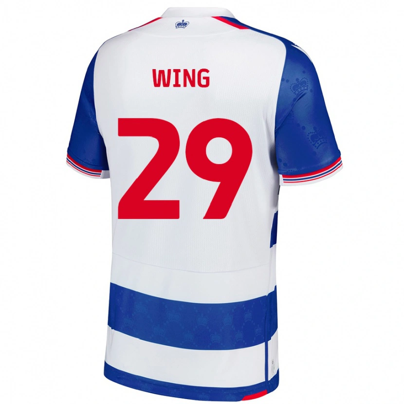 Danxen Män Lewis Wing #29 Blå Vit Hemmatröja Matchtröjor 2024/25 Tröjor T-Tröja