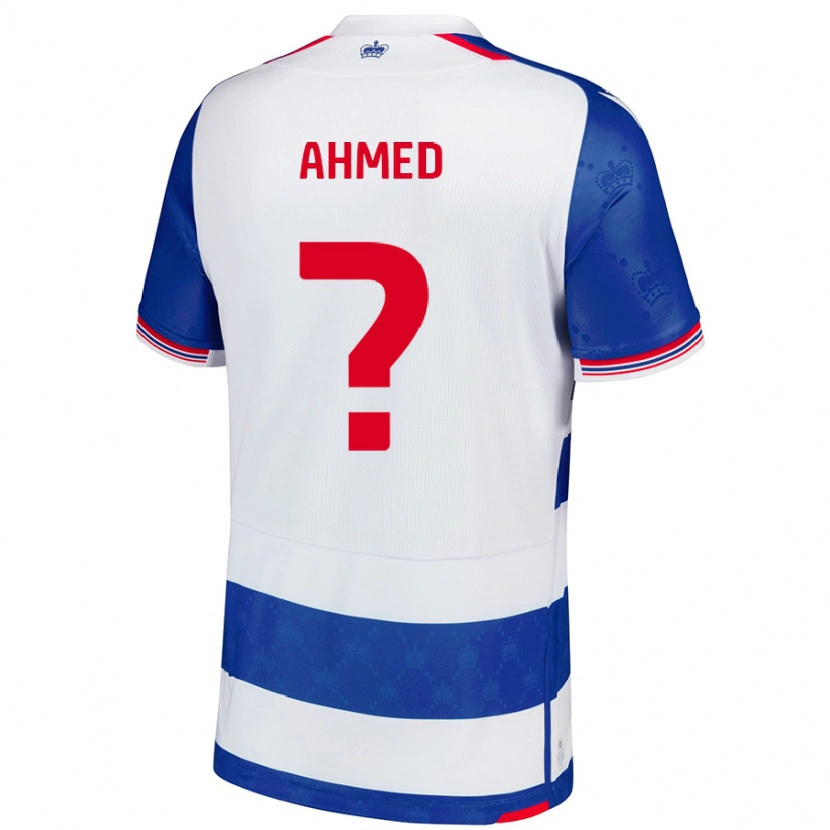 Danxen Män Ashqar Ahmed #0 Blå Vit Hemmatröja Matchtröjor 2024/25 Tröjor T-Tröja
