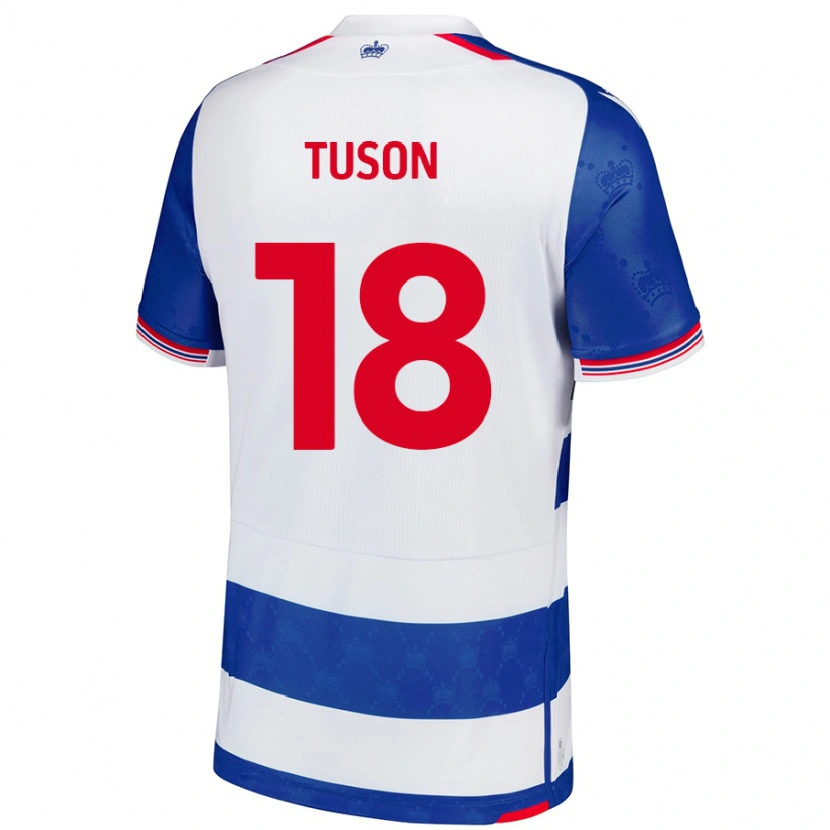 Danxen Män Freya Meadows-Tuson #18 Blå Vit Hemmatröja Matchtröjor 2024/25 Tröjor T-Tröja