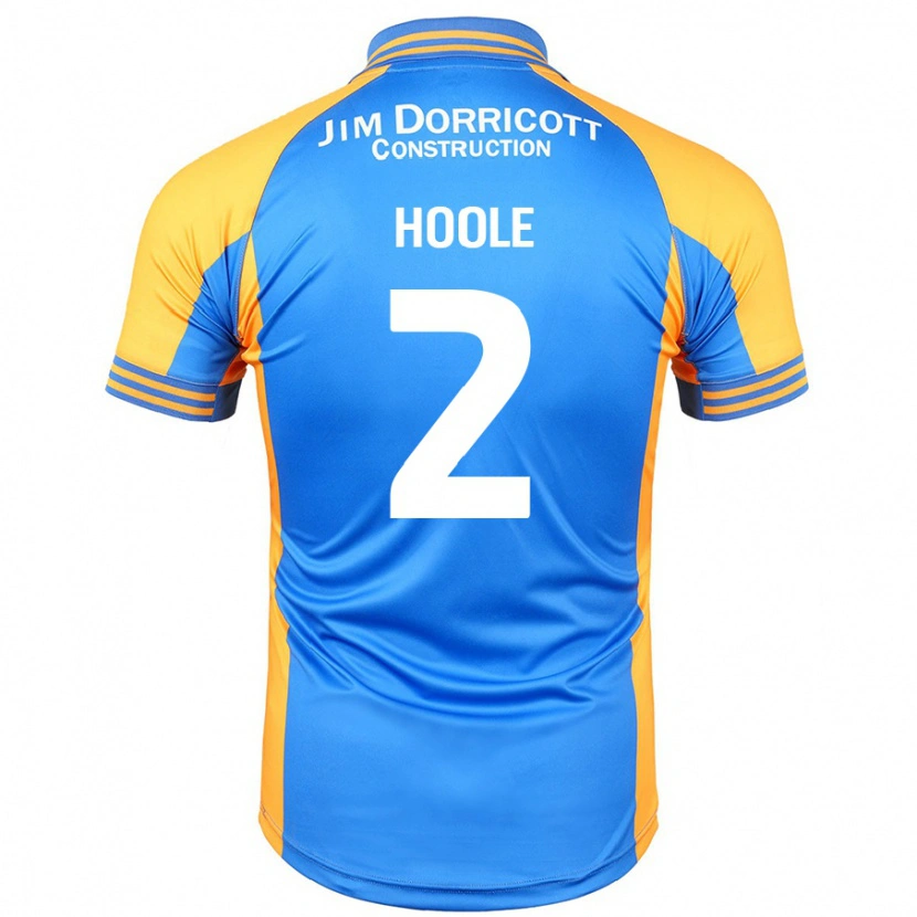 Danxen Män Luca Hoole #2 Blå Bärnsten Hemmatröja Matchtröjor 2024/25 Tröjor T-Tröja