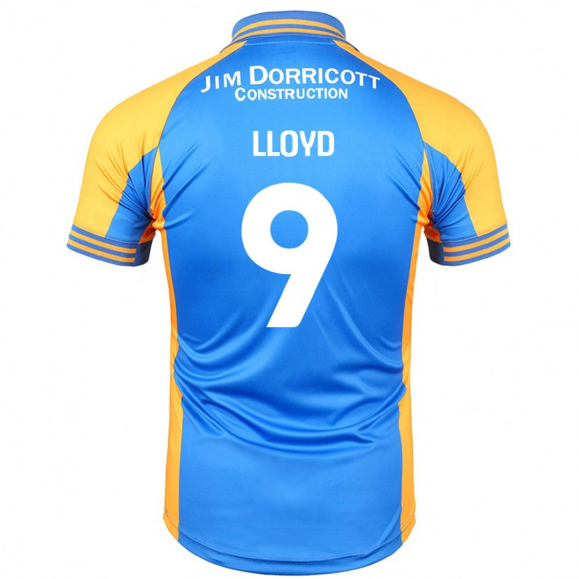Danxen Män George Lloyd #9 Blå Bärnsten Hemmatröja Matchtröjor 2024/25 Tröjor T-Tröja