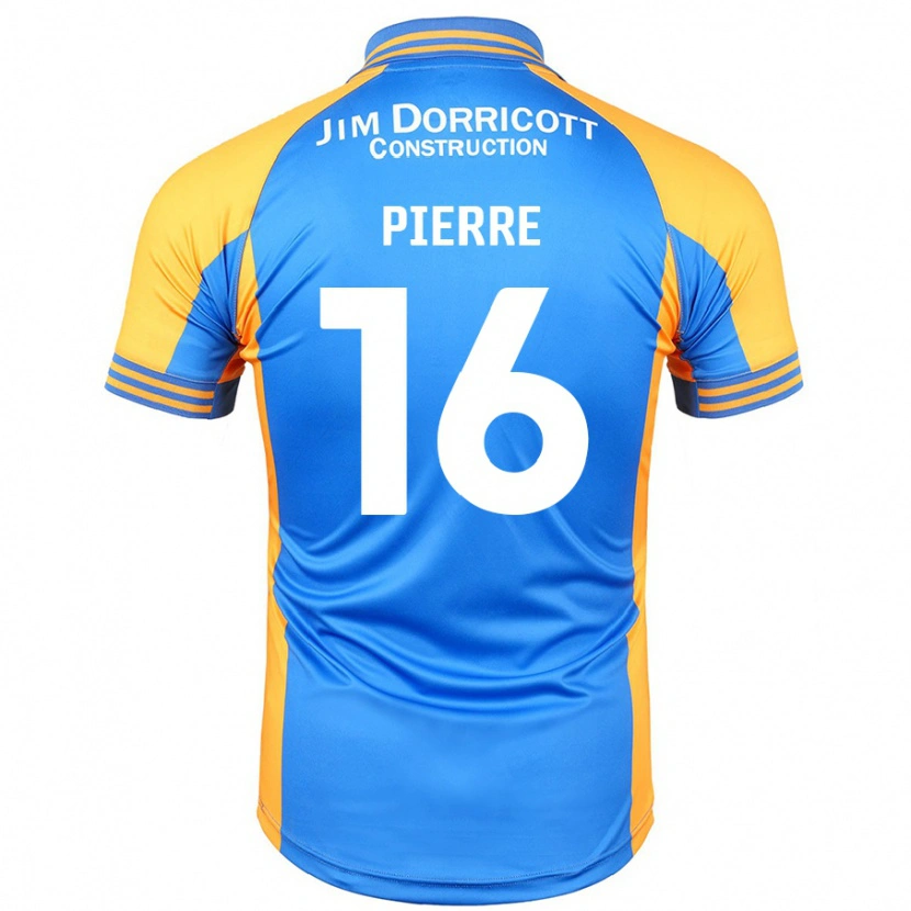 Danxen Män Aaron Pierre #16 Blå Bärnsten Hemmatröja Matchtröjor 2024/25 Tröjor T-Tröja
