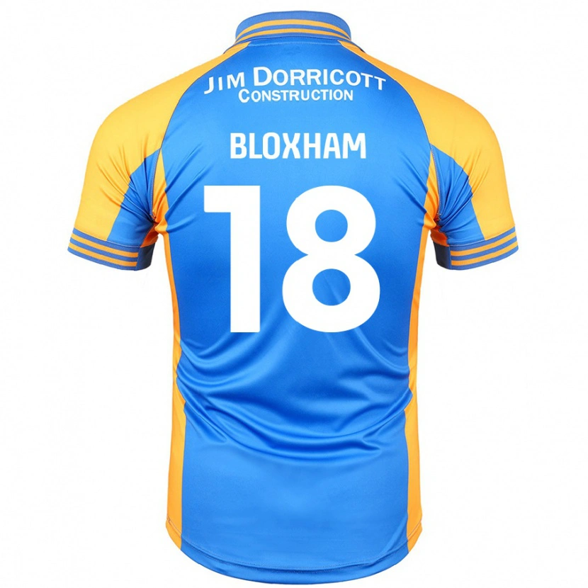 Danxen Män Tom Bloxham #18 Blå Bärnsten Hemmatröja Matchtröjor 2024/25 Tröjor T-Tröja