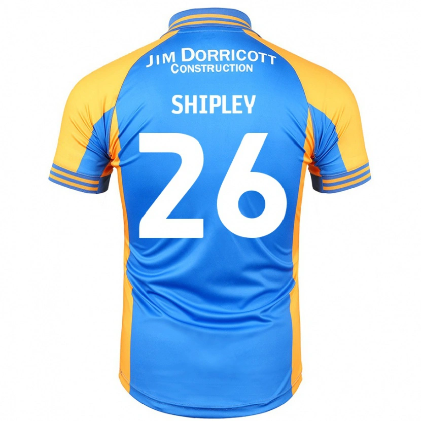 Danxen Män Jordan Shipley #26 Blå Bärnsten Hemmatröja Matchtröjor 2024/25 Tröjor T-Tröja