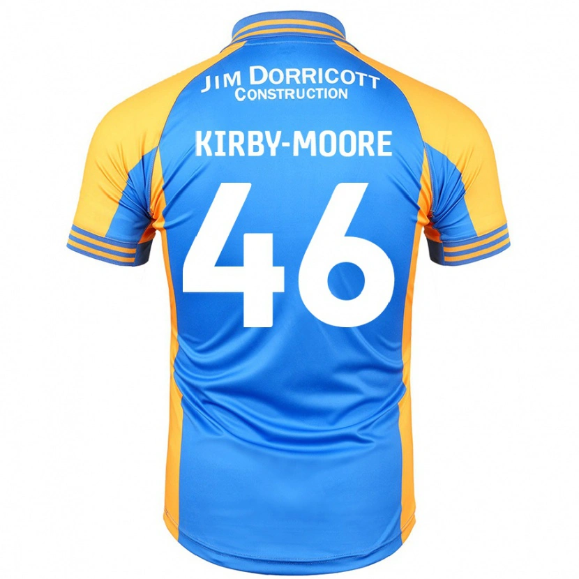 Danxen Män Harvey Kirby-Moore #46 Blå Bärnsten Hemmatröja Matchtröjor 2024/25 Tröjor T-Tröja