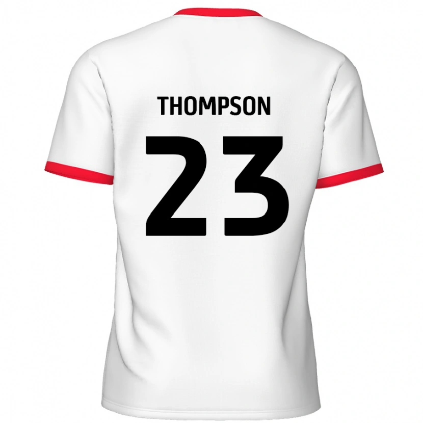 Danxen Män Louis Thompson #23 Vit Röd Hemmatröja Matchtröjor 2024/25 Tröjor T-Tröja