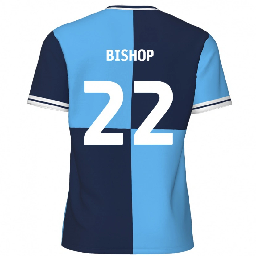 Danxen Män Nathan Bishop #22 Himmelsblå Mörkblå Hemmatröja Matchtröjor 2024/25 Tröjor T-Tröja