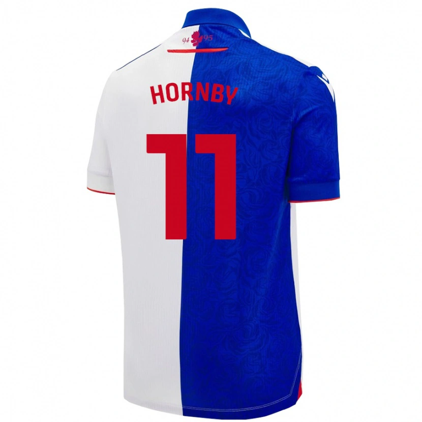 Danxen Män Megan Hornby #11 Himmelsblå Vit Hemmatröja Matchtröjor 2024/25 Tröjor T-Tröja
