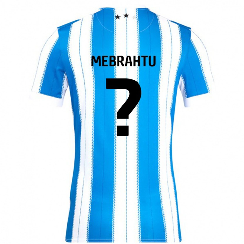 Danxen Män Milkyas Mebrahtu #0 Blå Vit Hemmatröja Matchtröjor 2024/25 Tröjor T-Tröja