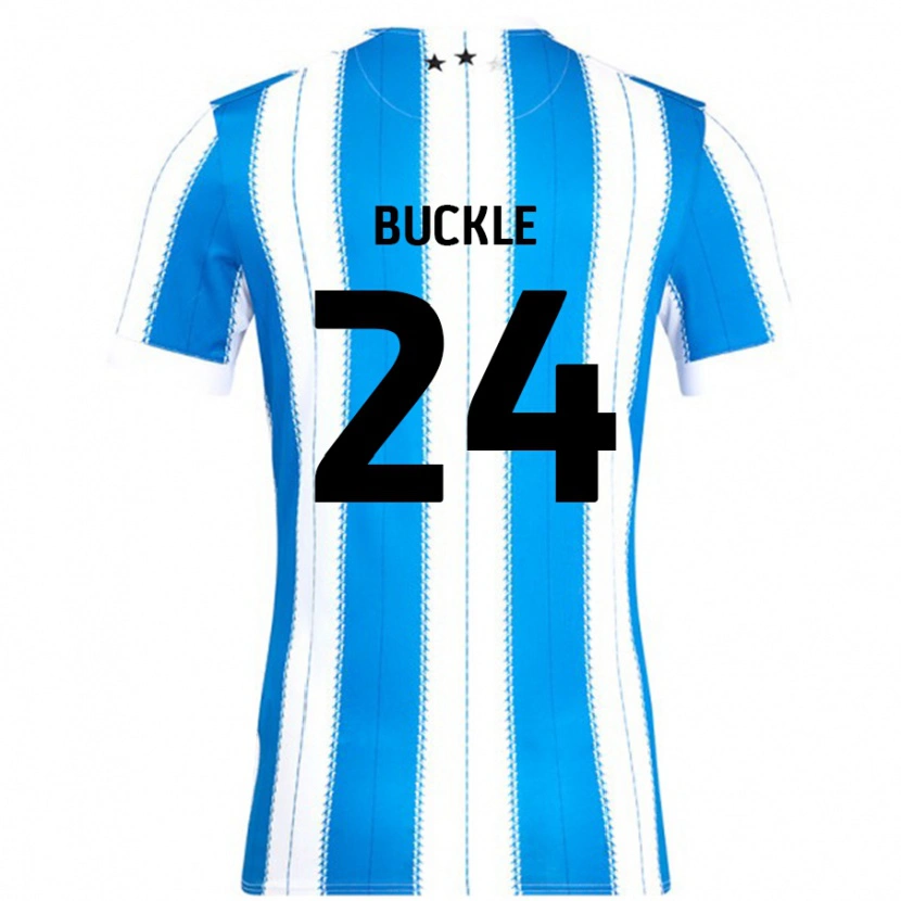 Danxen Män Sharone Buckle #24 Blå Vit Hemmatröja Matchtröjor 2024/25 Tröjor T-Tröja