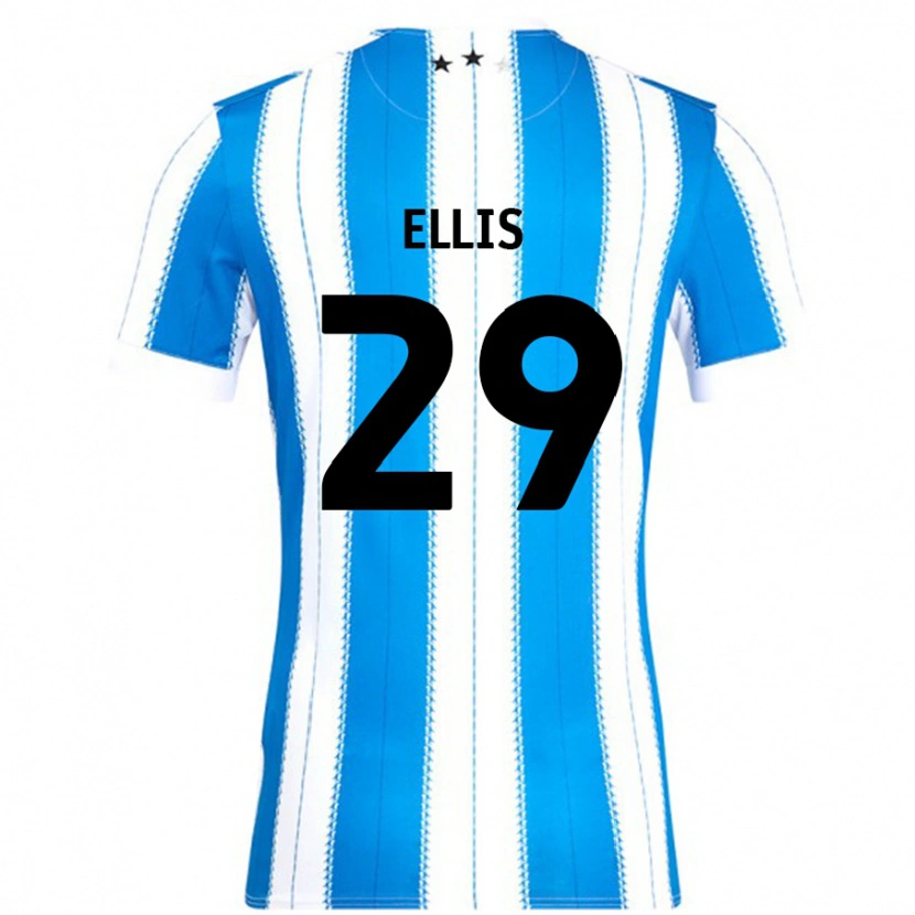 Danxen Män Molly Ellis #29 Blå Vit Hemmatröja Matchtröjor 2024/25 Tröjor T-Tröja