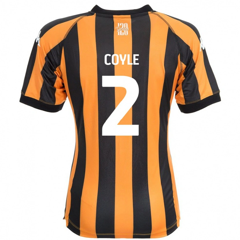 Danxen Män Lewie Coyle #2 Svart Bärnsten Hemmatröja Matchtröjor 2024/25 Tröjor T-Tröja