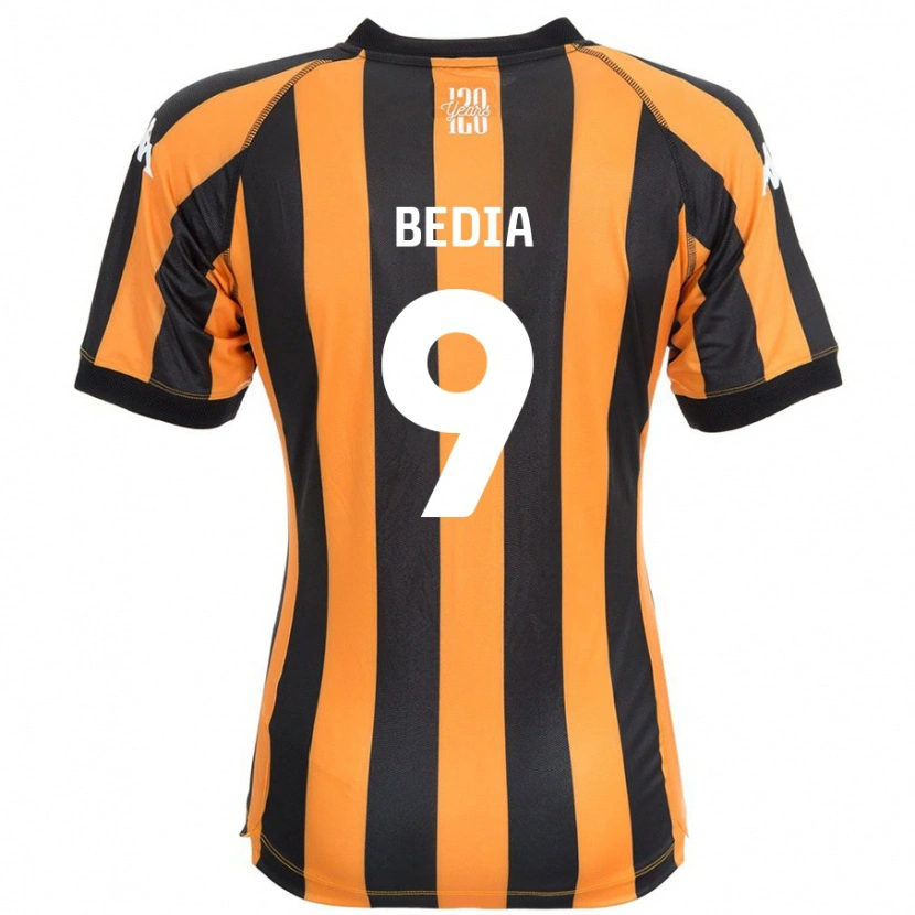 Danxen Män Chris Bedia #9 Svart Bärnsten Hemmatröja Matchtröjor 2024/25 Tröjor T-Tröja