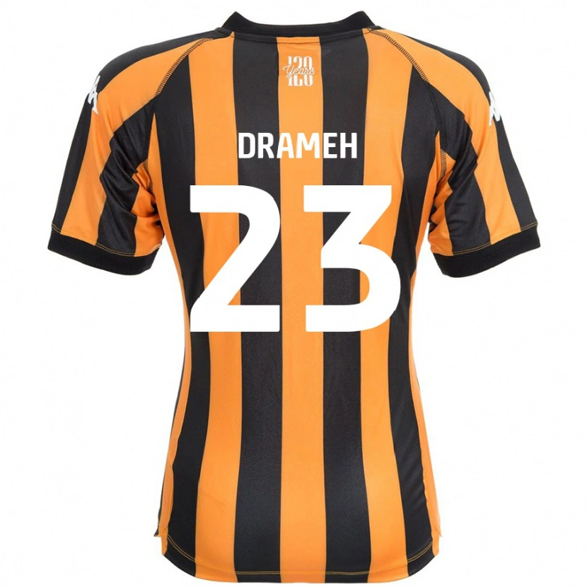 Danxen Män Cody Drameh #23 Svart Bärnsten Hemmatröja Matchtröjor 2024/25 Tröjor T-Tröja