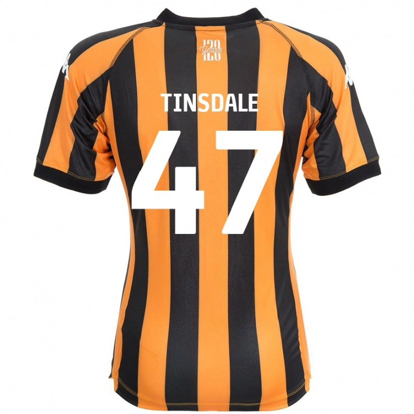 Danxen Män Nathan Tinsdale #47 Svart Bärnsten Hemmatröja Matchtröjor 2024/25 Tröjor T-Tröja
