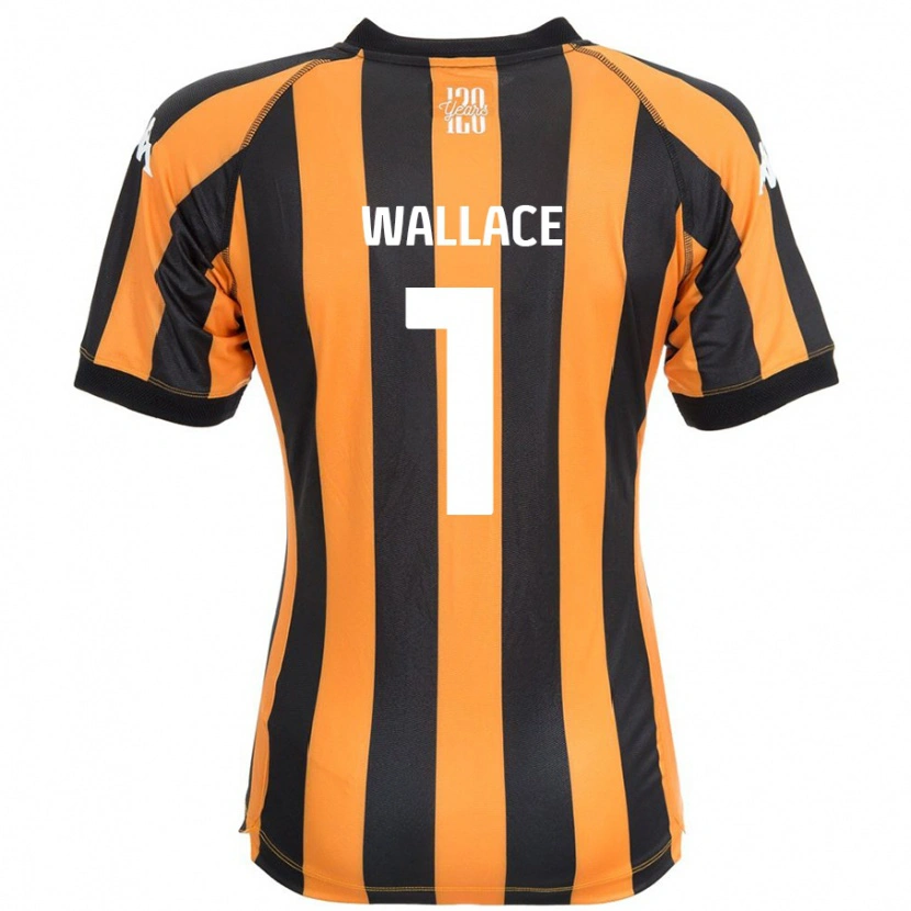 Danxen Män Abbi Wallace #1 Svart Bärnsten Hemmatröja Matchtröjor 2024/25 Tröjor T-Tröja