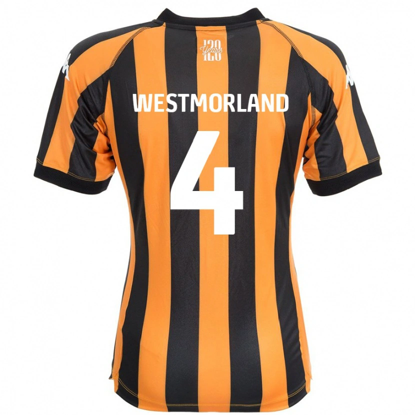 Danxen Män Emma Westmorland #4 Svart Bärnsten Hemmatröja Matchtröjor 2024/25 Tröjor T-Tröja