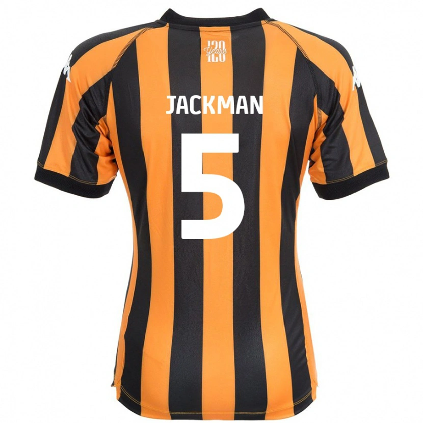 Danxen Män Ellice Jackman #5 Svart Bärnsten Hemmatröja Matchtröjor 2024/25 Tröjor T-Tröja
