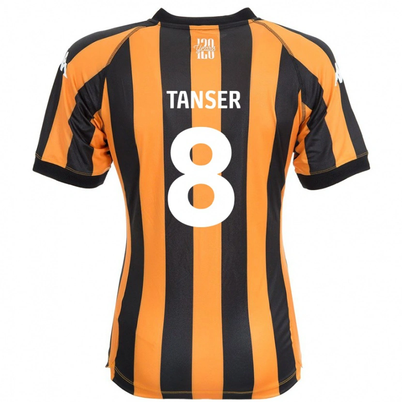 Danxen Män Ellie Tanser #8 Svart Bärnsten Hemmatröja Matchtröjor 2024/25 Tröjor T-Tröja